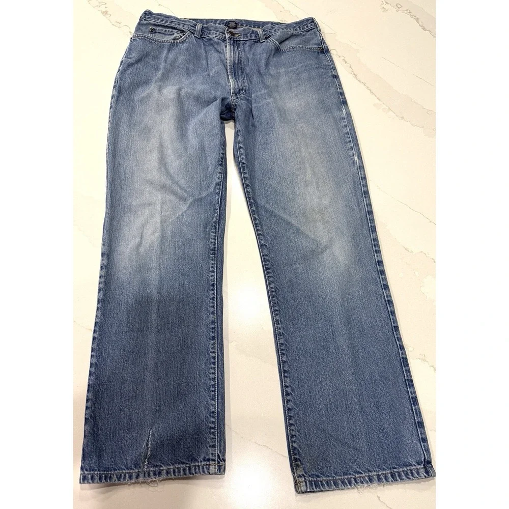 Polo Ralph Lauren Jeans Mens 38x30‎ Blue Medium Wash Straight Leg Preppy